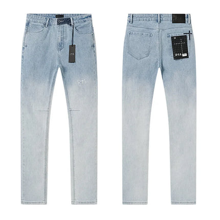 26SS New Model RTA Men's Denim Pants High-Quality Heavy Fabric Street Trendy Pants Stock One Day Ship Out