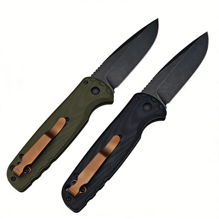 CLA 4300 Outdoor Pocket Folding Knife High Hardness D2 Blade Durable G10 Handle Utility EDC Cutting Tools for Camping Hiking