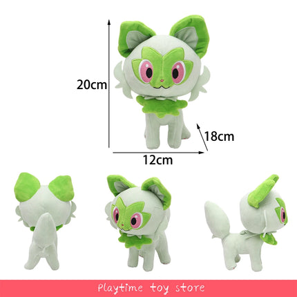 New Pokemon Gengar Plush Toy Shiny Gyarados Shinx Butterfree Soft Stuffed Doll Cute Sprigatito Floragato Fuecoco Fluff Doll Gift