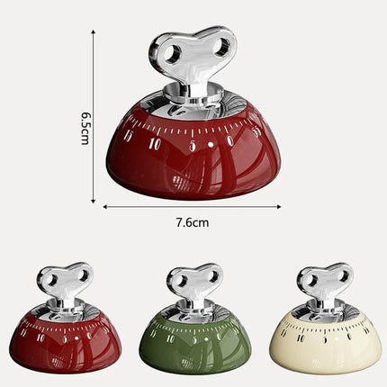Magnetic Kitchen Timer Manual Countdown Alarm Clock Digital Timer Mechanical Cooking Timer Study Stopwatch Cooking Shower