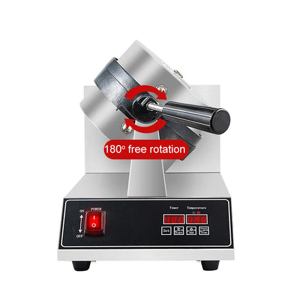UFO-Shaped 1200W Digital Grill | Crush Burgers, Swirl Ice Cream Waffles & Serve Gelato Paninis in Style"