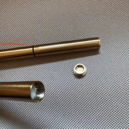 New Brass NunchakuLighter Windproof Mini RetroGrinding Wheel Ignition FlintFireless Men's Smoking ToyGift