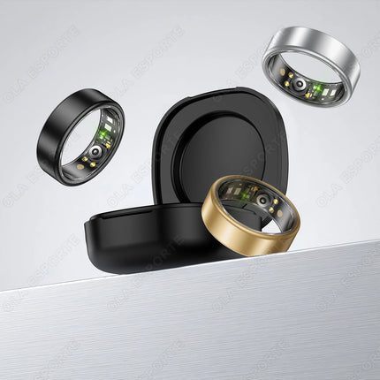 2026 New Multicolor Smart Ring Men Women Heart Rate Blood Oxygen Sleep Monitoring Waterproof Multi-Functional Sports Smartring