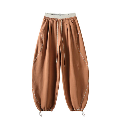Men Women Mountain Outdoor Quick Dry Wide Leg Sport Pant Sweatpants Joggers Loose Casual Cycling Hiking Baggy Pants Trousers