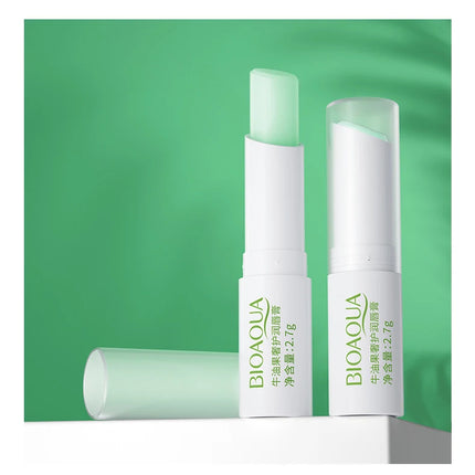 BIOAQUA Natural Fruits Lip Balm Moisturizing Jelly Nourishing Anti Wrinkle Lipstick Non-Stick Long-lasting Lips Care