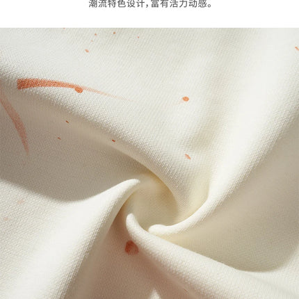 Supzoom New Arrival Summer High Street Splash Ink Printing Neutral O-neck Casual Heavy Texture Cotton Ins Loose Men T shirt