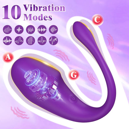 Female Wearable Dildo Vibrator APP Remote Control with 10 Vibration Modes G spot Clitoral Anal Panty Vibrator Sex Toys for Women