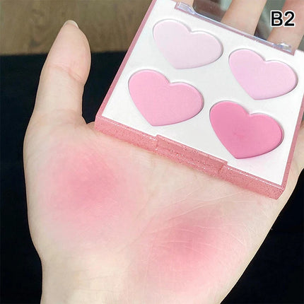 New DIKALU Honey Story Four Color Blush Powder Delicate Natural Lift Color Low Saturation Pseudo-vegetarian Blush INS