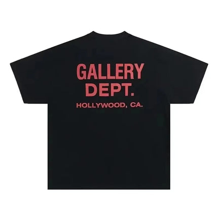 Vintage High Street T-Shirt Gallery Dept Printed Shirt Fashion Letter Print T-shirt Casual O-neck Tee Women Tee Summer Brand Top
