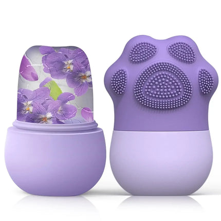 Silicone Ice Face Roller Facial Cube Roller Trays Beauty Lifting Massage Ball Contouring Treatment Skin Care Reduce Acne Tool