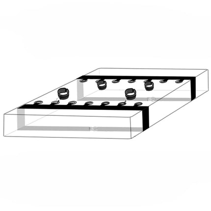 Sexy Adult Female BDSM Restraint Sex Toy Handcuffs Leg Split Bondage Gear Erotic Bed Sex Games Strap System Bar Spreader Kits