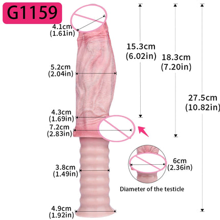 SXXY Soft Double Layer Dildo With Handle Silicone Skin Touch Handle Butt Plug Long Male Female Masturbator Sex Toys Sexshop