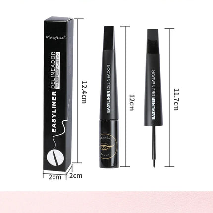 Matte Black Waterproof Liquid Eyeliner Pencil Sweatproof Quick Dry Easy To Wear High Pigment Brown Eye Liner Pen Eye Makeup Tool