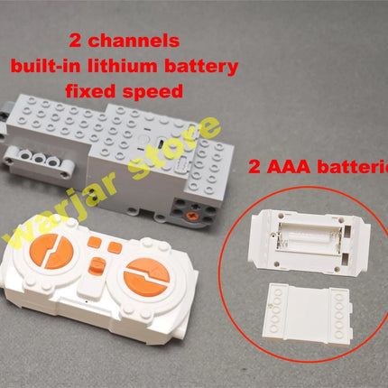 Technical Building Blocks RC Motor Kit Power Functions Parts Multi Channel Adjustable Speed Remote Control DIY Refit Accessories