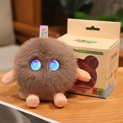Doubao Ai Interactive Plush Robot Smart Dialogue Early Learning Desktop Companion Educational Toy For Children Holiday Gift