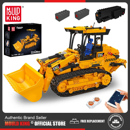 Mould King 17098 Technical Car Toys The RC Crawler Loader Building Block Assembly Enginerring Truck Brick Set Kid Christmas Gift