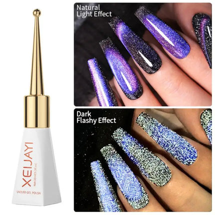Cat's Eye Series Flash Nail Polish Gel Semi Permanent Quick-drying Phototherapy Glue Soak Off UV LED Varnish Manicure Decoration