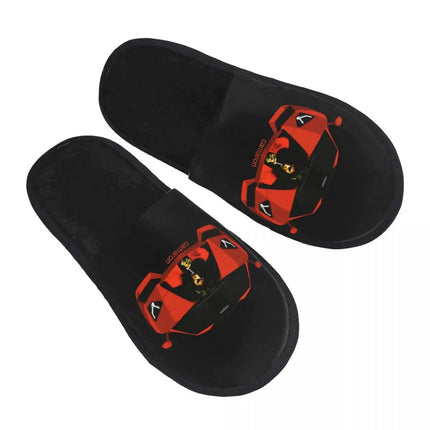 Custom Camaron De La Isla Memory Foam Slippers Women Comfy Warm Musician Flamenco Singer House Slippers