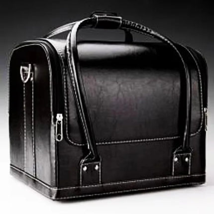 Close-Up Leather Magic Bag – Professional Magician Carrying Case for Stage & Street Magic, Illusion Props, Mentalism Accessories