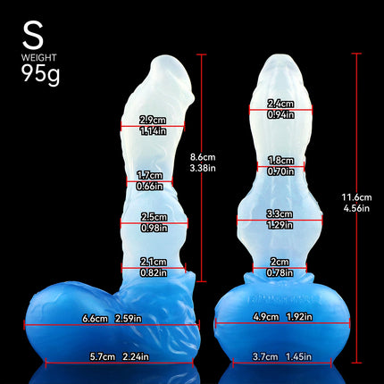 NNSX Size S M L XL Dog Knot Dildo Jelly Dildos Vagina Stimulate Masturbator Penis BDSM Anal Plug Adult sex toy for Women Men Gay