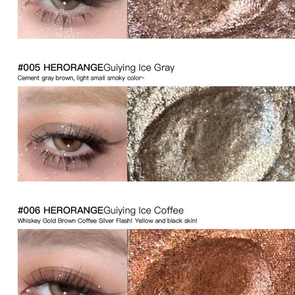Metallic Glitter Pearlescent Eyeshadow Cream Chameleon Sparkling Mashed Potato EyeShadow Shimmer Brightening Highlighter