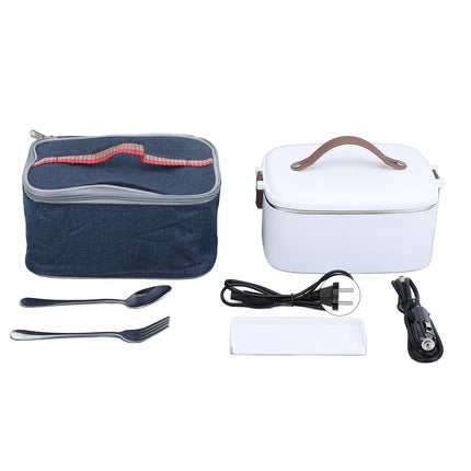 Electric Lunch Box Food Heater 1.8L Large Capacity SUS304 Liner 360° Cycle Balanced Heating Portable Food Warmer