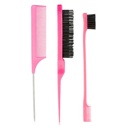 1/3/4PCS Leopard Tail Comb - for moothing Ponytail Bun/Hairs/beard - Anti Static and Heat Resistant Teasing Comb for Hair Types