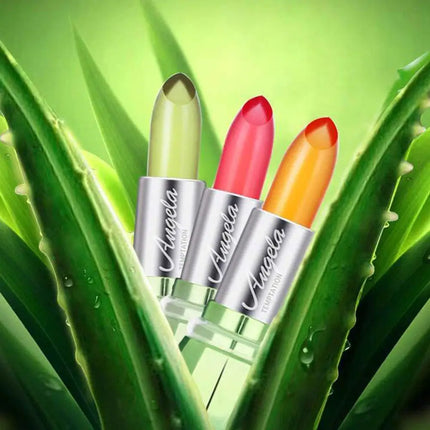 Aloe Vera Color-Changing Jelly Lipstick Long-lasting Non-transferable Moisturizing Lip Care Balm Lipstick Cosmetic Lip Gloss