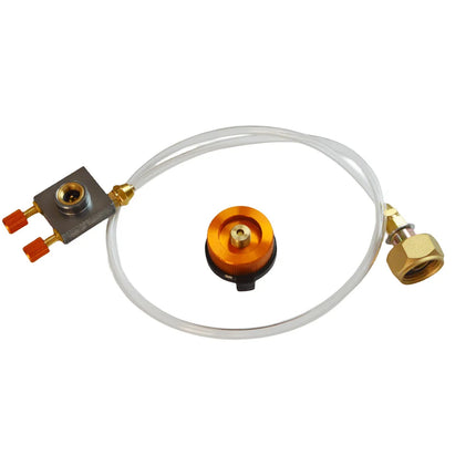 Camping Gas Stove Gas Refill Adapter Hiking Outdoor Burner Bridge card type Long Flat Gas Tank  Furnace Coupler  Connector