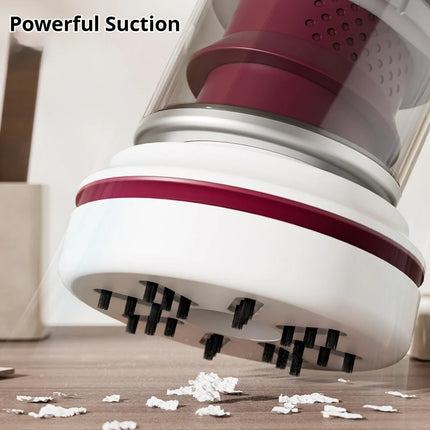 Mini Desktop Vacuum Cleaner, 2-Speed Strong Suction, USB Rechargeable Handheld Vacuum for Keyboard, Desk, Car