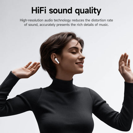HOCO ANC Acitve Noise Reduction Wireless Bluetooth 5.4 Earbuds With App Control EQ Sound HiFi Sports Music Earbuds 28H Standby