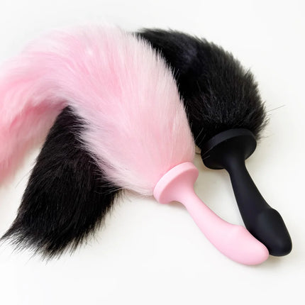 Silicone Butt Plug Sexy Plush Tail Anal Plug Unisex Butt Plug Anal Dilator Role Playing Toy Adult Game Anal Sex Toys for Women