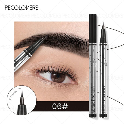 Long-Lasting Waterproof Eyebrow Pencils - Precision Microblading Liquid Eyebrow Tattoo Pencils with Fine Tips for Sketching