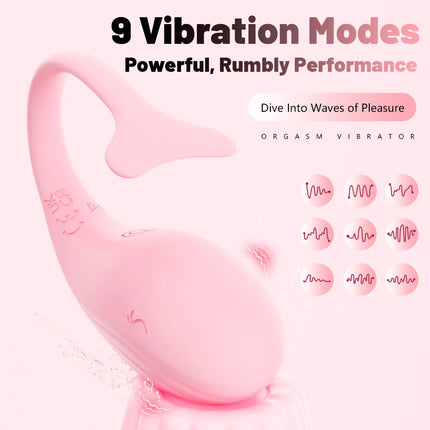 APP Controlled Vaginal Vibrators G Spot 9 Speed Anal Vibrating Egg Massager Wearable Stimulator Adult Sex Toys for Women Couples