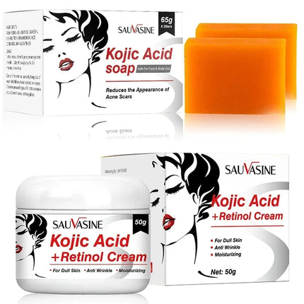 Kojic Acid Cream Remove Pigment Melanin Whitening Remove Dark Spots Cream Nourishing & Resurfacing Fade Skin Care Face Cream