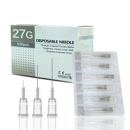 Fine Needle Painless Irrigator 18G 25G 31G 32G 34G 1.5mm Disposable Syringes Eyelid Lip Face Beauty Tool