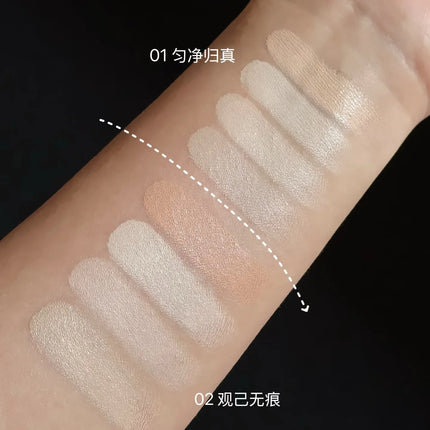 INSBAHA Face Concealer Cover Dark circles and Acne Brightening Tears Concealer Set Powder Makeup Combination