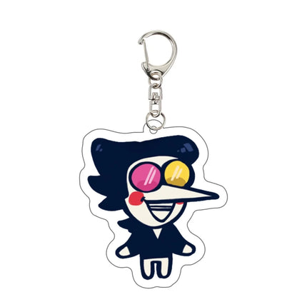 Popular Game Deltarune Spamton Susie Acrylic Keychain Cute Bag Pendant Fashion Accessories Perfect Fans Gamer Collection Gift