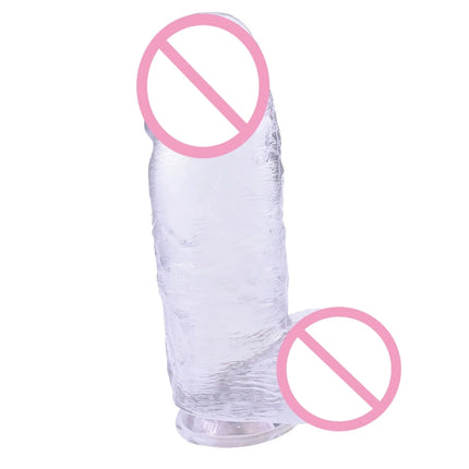 D 7.5CM SUPPER thick dildo Huge Realistic Giant Long Dildo Soft Silicone Vaginal Masturbators Penis Erotic Toy for Women - DILDO