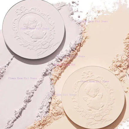 Flower knows Strawberry Cupid series Pressed Powder Matte Soft Focus Oil Control Holding Powder