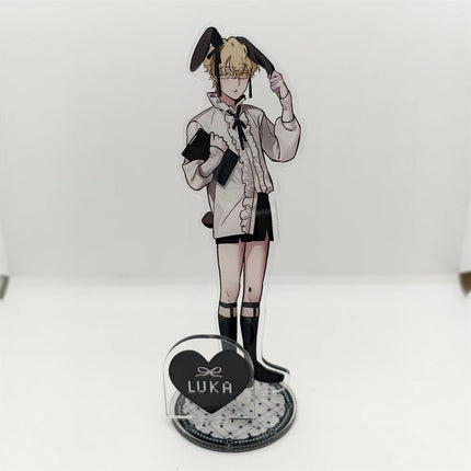 Anime ALIEN STAGE Keychains Pendant Car Key Chain Acrylic Stand MIZI SUA TILL IVAN HYUNA LUKA Fans Gifts Cosplay Accessories