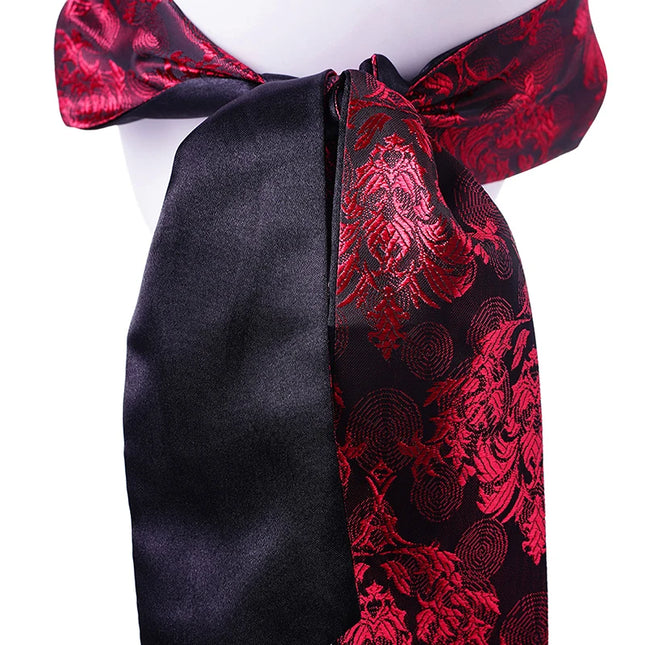 1Pc Satin Sensory Blindfold, Deep Red Double-Layer Padded Design Bondage Eye Mask for Adult Couples Play & Sensory Exploration