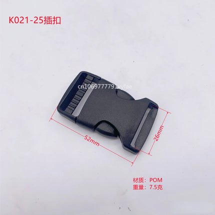 15~51mm Plastic Hardware Dual Adjustable Side Release Buckles Outdoor Backpack Belt Bag Parts Strap Webbing