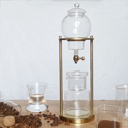 Ice drip coffee pot, cold brew pot, Japanese household glass drip type cold brew tea, ice brew pot, coffee equipment