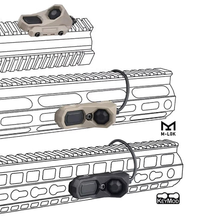 Surefire SF Tactical M300/M600 Flashlight with AXON Switch 20mm Picatinny Rail - Powerful Hunting & Airsoft Strong Light