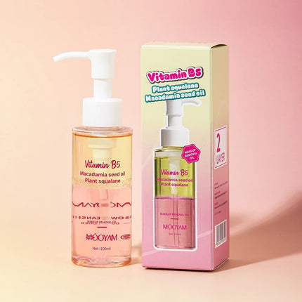 Vitamin B5 Cleansing Oil,Makeup Remover Oil,Gentle Pore Cleanser,Stubborn Makeup Remover,Natural Deep Cleansing Oil for all Skin