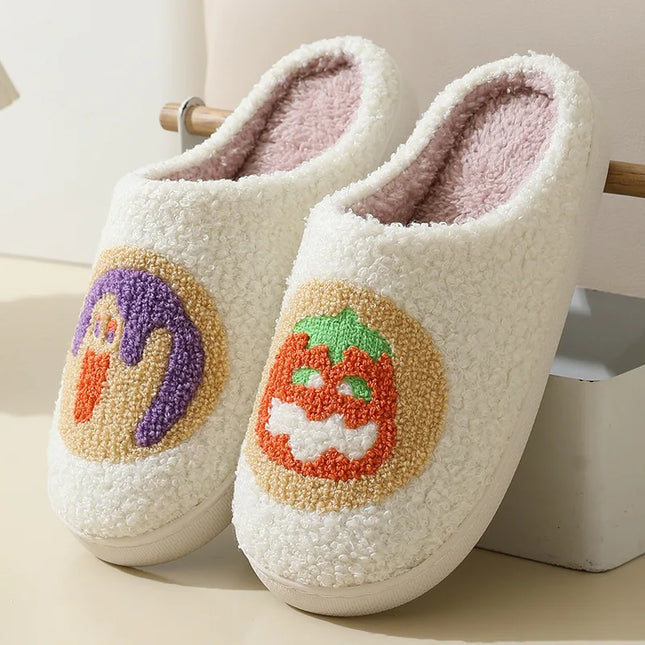 Cartoon Cute and Interesting Dachshund Dog Women Slippers Indoor Warm Comfort Lightweight Bedroom Concise Winter Cotton Shoes