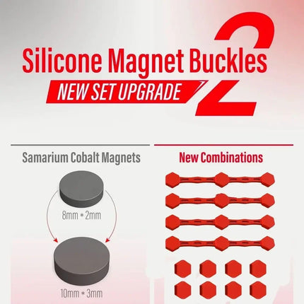 Air Fryer Magnet Clip Silicone Easy Clean Air Fryer Fixation Device Magnetic Buckle Removable High Temp Reusable