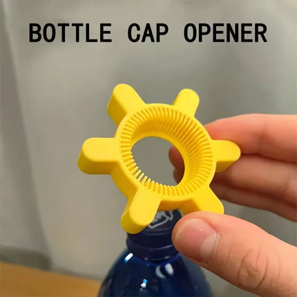 Unique Multi-function Bottle Cap Opener Plastic Rotary Bottle Opener Bar Supplies Kitchen Tool 1-5Pcs Twist Bottle Opener