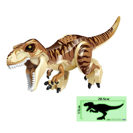 Mini Size Jurassic Dinosaur Building Brick Building Blocks Educational Design Mini T-Rex Building Toy Assemble Model